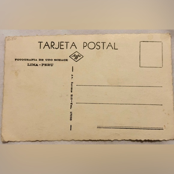 RPPP Vintage Lima Peru Beach Bikini Balneario de Ancon Real Photograph Postcard - Picture 2 of 2